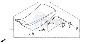 TRX450S drawing SEAT