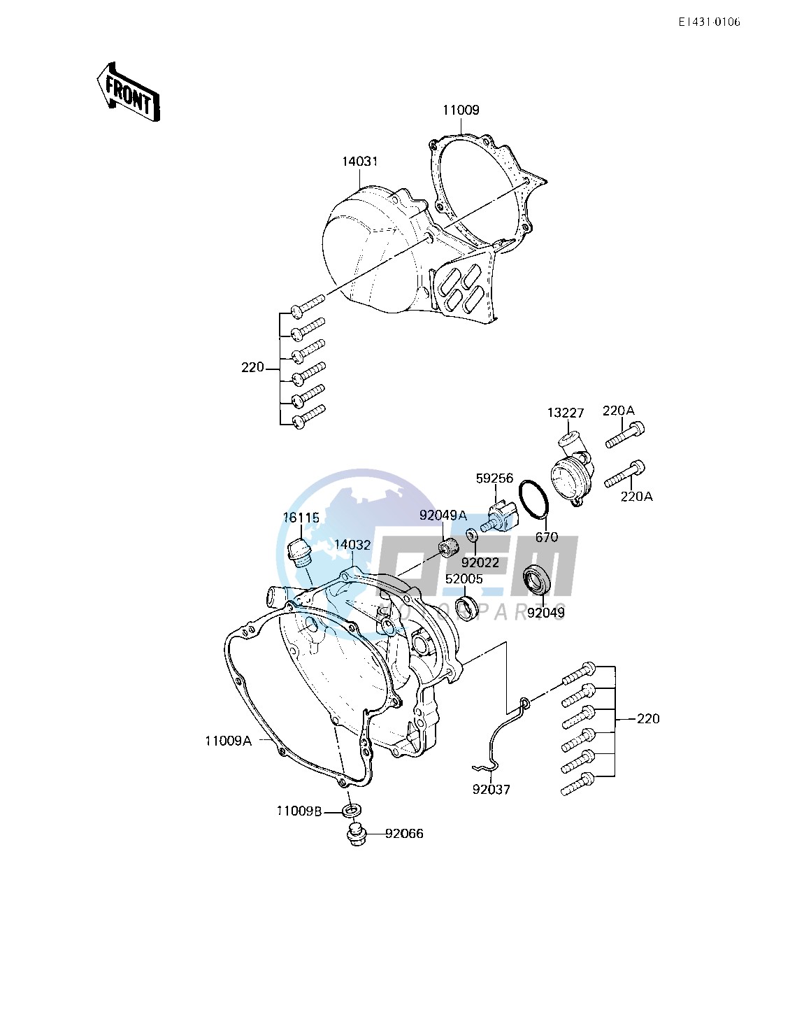 ENGINE COVERS_WATER PUMP