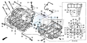 CBR1000RR9 France - (F / MME) drawing CRANKCASE