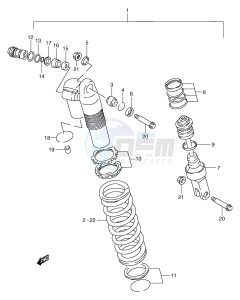 RM250 (E3-E28) drawing SHOCK ABSORBER (MODEL Y)