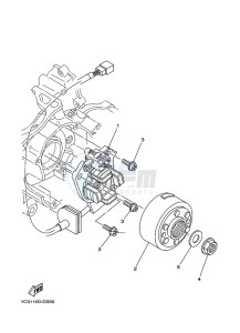 YZ125 (B0VB) drawing GENERATOR