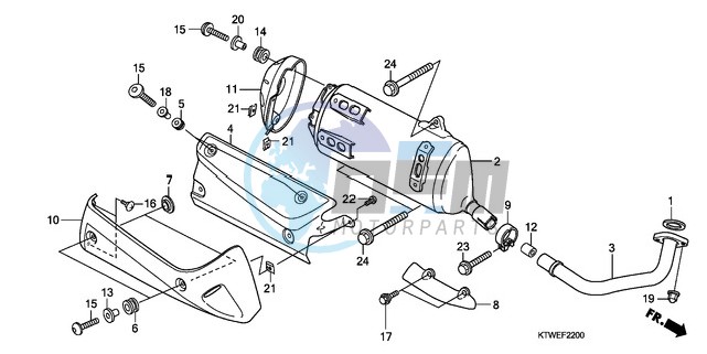 EXHAUST MUFFLER