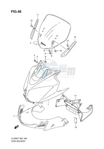 DL650 ABS V-STROM EU-UK drawing COWLING BODY