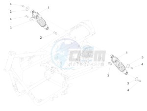 V9 Bobber 850 (EMEA) drawing Shock absorber