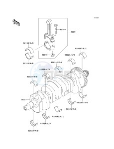 ZR 750 K [Z750S] (K6F) K6F drawing CRANKSHAFT