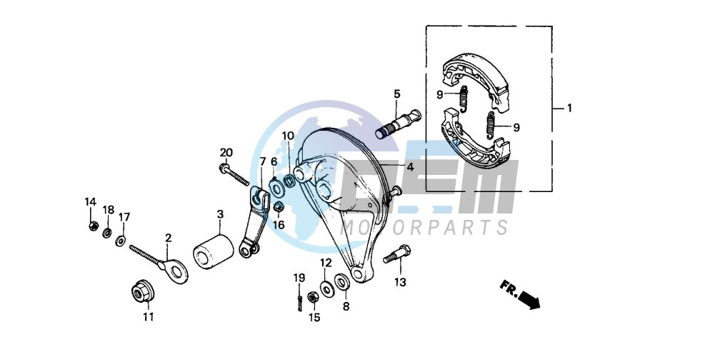 REAR BRAKE PANEL