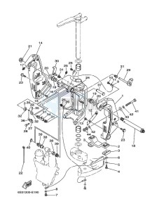 250GETOX drawing FRONT-FAIRING-BRACKET