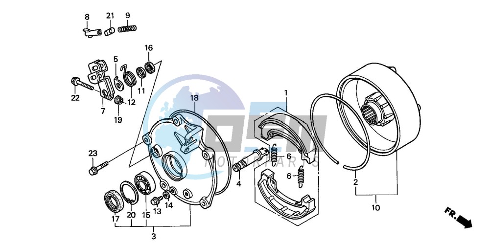 REAR BRAKE DRUM