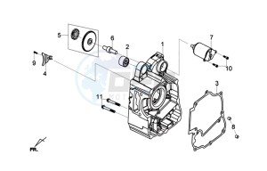 GTS 125I (L8) EU EURO4 drawing CRANKCASE  RIGHT