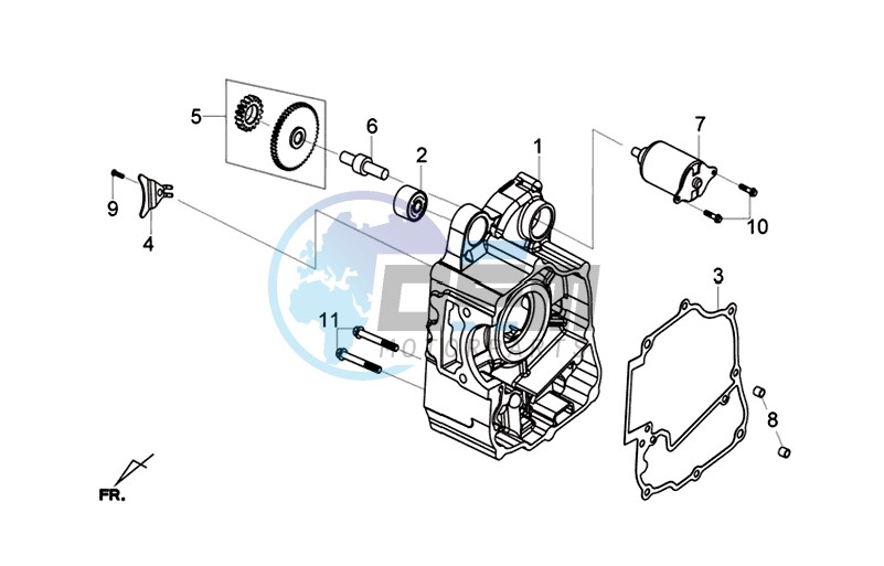 CRANKCASE  RIGHT