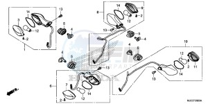 CB650FAJ CB650F 2ED drawing WINKER