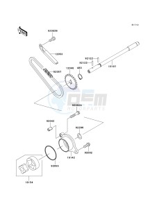 VN 900 C [VULCAN 900 CUSTOM] (7F-9FA) C8F drawing OIL PUMP