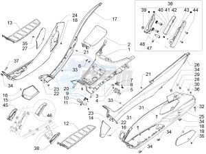 MP3 500 SPORT BUSINESS ABS E3-E4 (NAFTA)2 drawing Central cover - Footrests