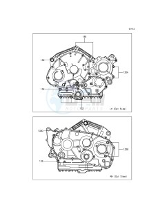 VULCAN 900 CLASSIC VN900BFF GB XX (EU ME A(FRICA) drawing Crankcase Bolt Pattern