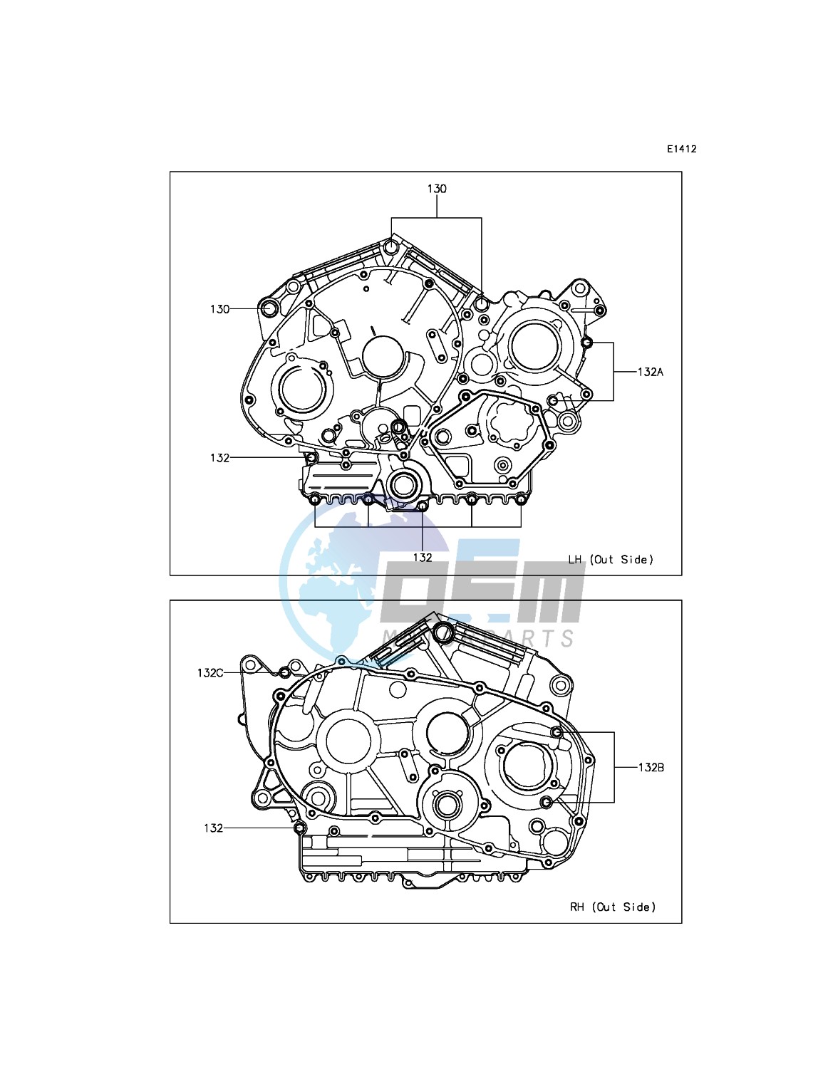 Crankcase Bolt Pattern