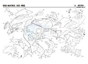 RS2-125-MATRIX-PRO-GREEN drawing COWLING