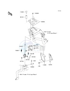 KRF 750 L [TERYX 750 FI 4X4 LE SPORT MONSTER ENERGY] (L9F-L9FA) L9FA drawing SHIFT LEVER-- S- -