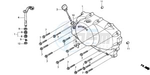 VT750C3 drawing RIGHT CRANKCASE COVER