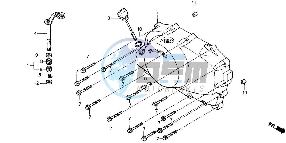 RIGHT CRANKCASE COVER