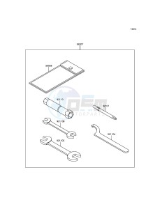 MULE 600 KAF400BGF EU drawing Owner's Tools