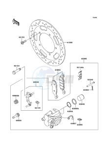 VN900 CLASSIC VN900BDF GB XX (EU ME A(FRICA) drawing Front Brake