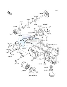 Z1000_ABS ZR1000C7F FR GB XX (EU ME A(FRICA) drawing Oil Pump