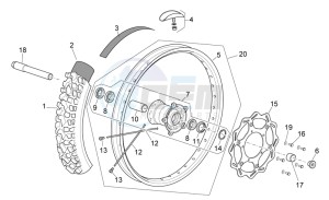 RXV-SXV 450-550 drawing Front wheel I