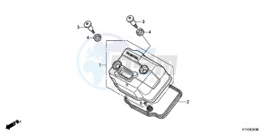 CBR125RWB CBR125RW E drawing CYLINDER HEAD COVER