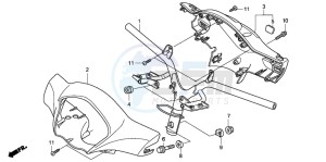 PES150R 125 drawing HANDLE PIPE/HANDLE COVER