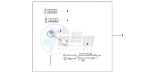 CBF1000T9 F / ABS CMF drawing HEATED GRIPS