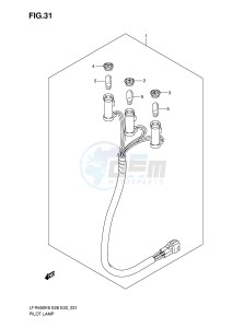 LT-R450 (E28-E33) drawing PILOT LAMP