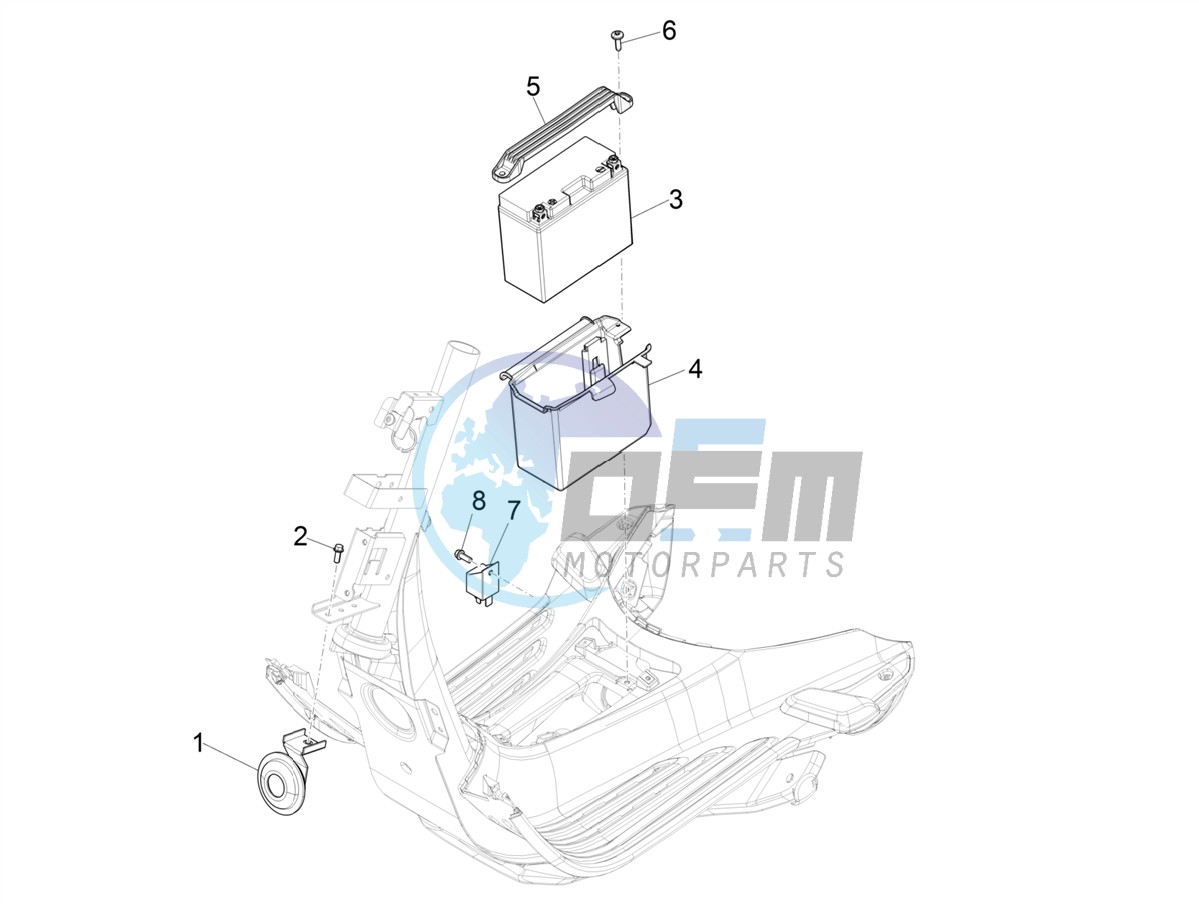 Remote control switches - Battery - Horn