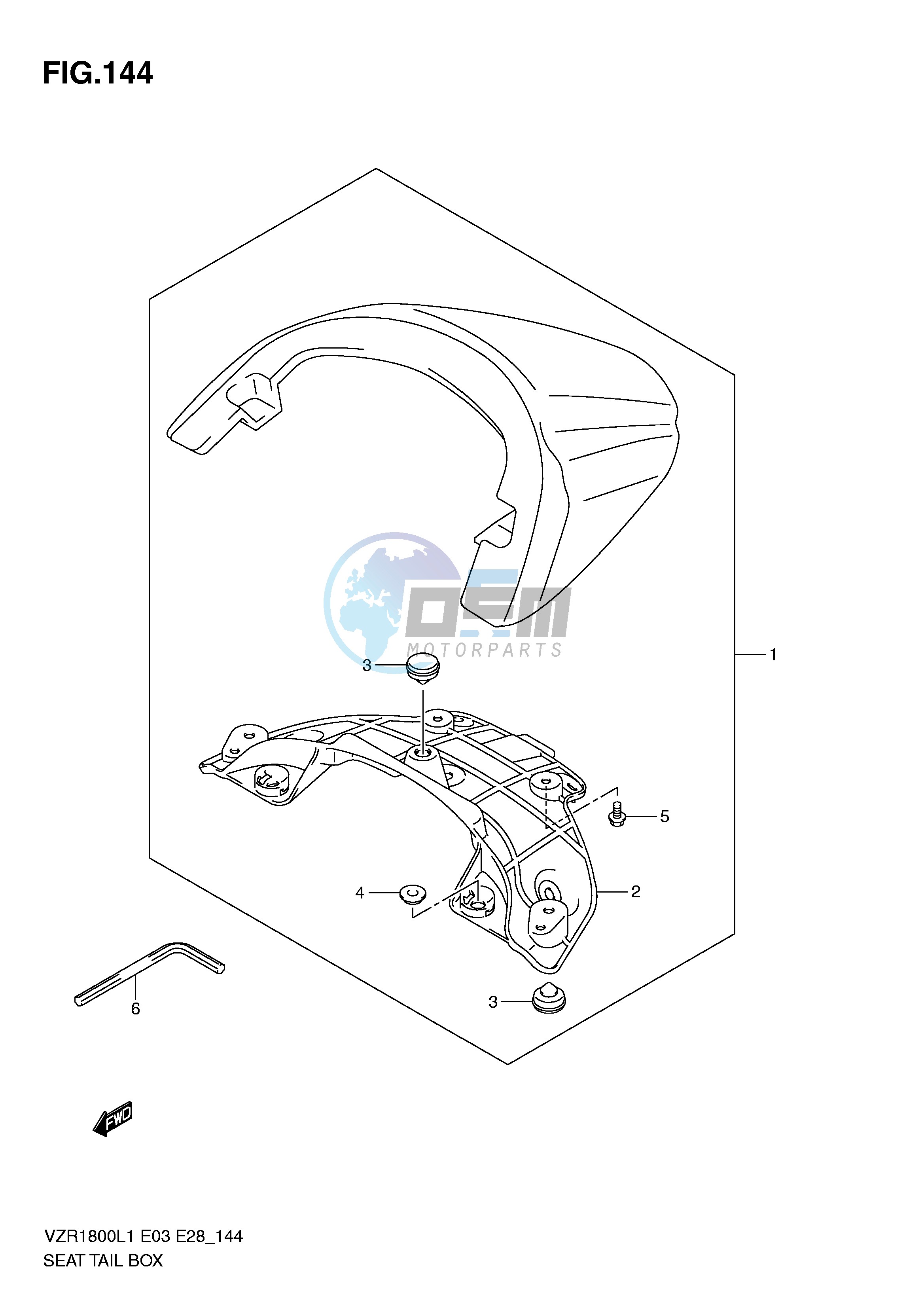 SEAT TAIL BOX (VZR1800ZL1 E33)