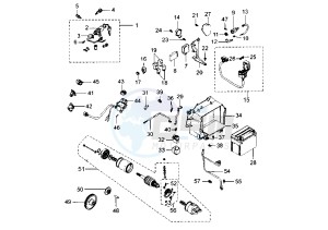 SV - 250 cc drawing ELECTRICAL DEVICES