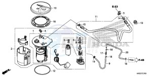 TRX420FM1F TRX420 Europe Direct - (ED) drawing FUEL PUMP