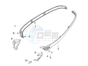 S 125 4T (Euro 3) UK drawing Side cover - Spoiler