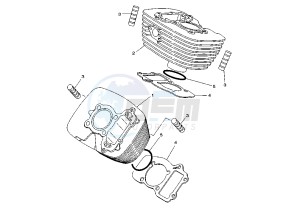 XVS DRAG STAR 125 drawing CYLINDER