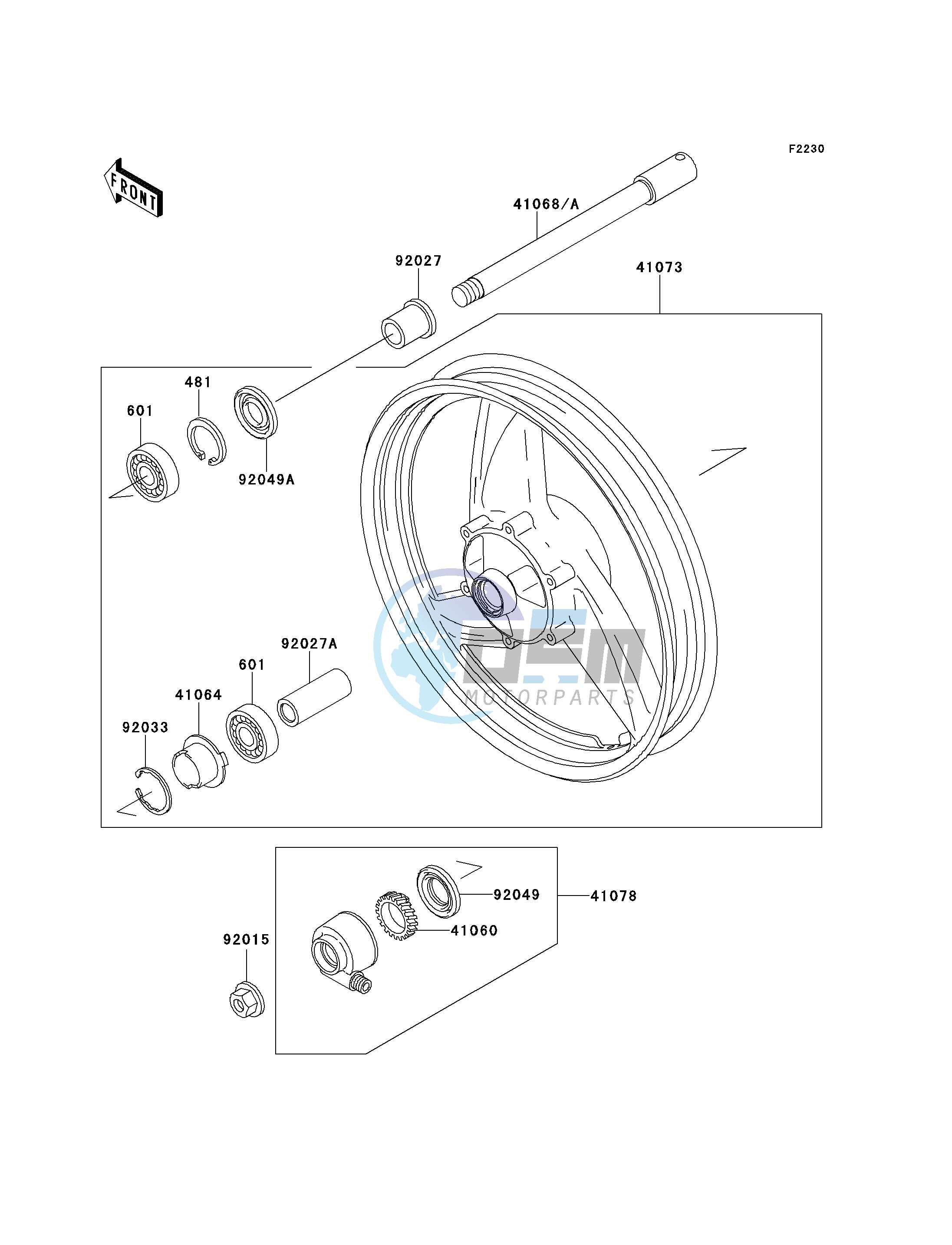 FRONT HUB