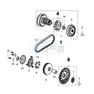 LUDIX 10 RVA ONE drawing CLUTCH