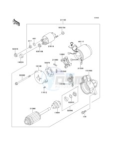 KAF 620 B [MULE 2520 TURF] (B6) [MULE 2520 TURF] drawing STARTER MOTOR