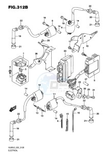 VL800 INTRUDER EU drawing ELECTRICAL