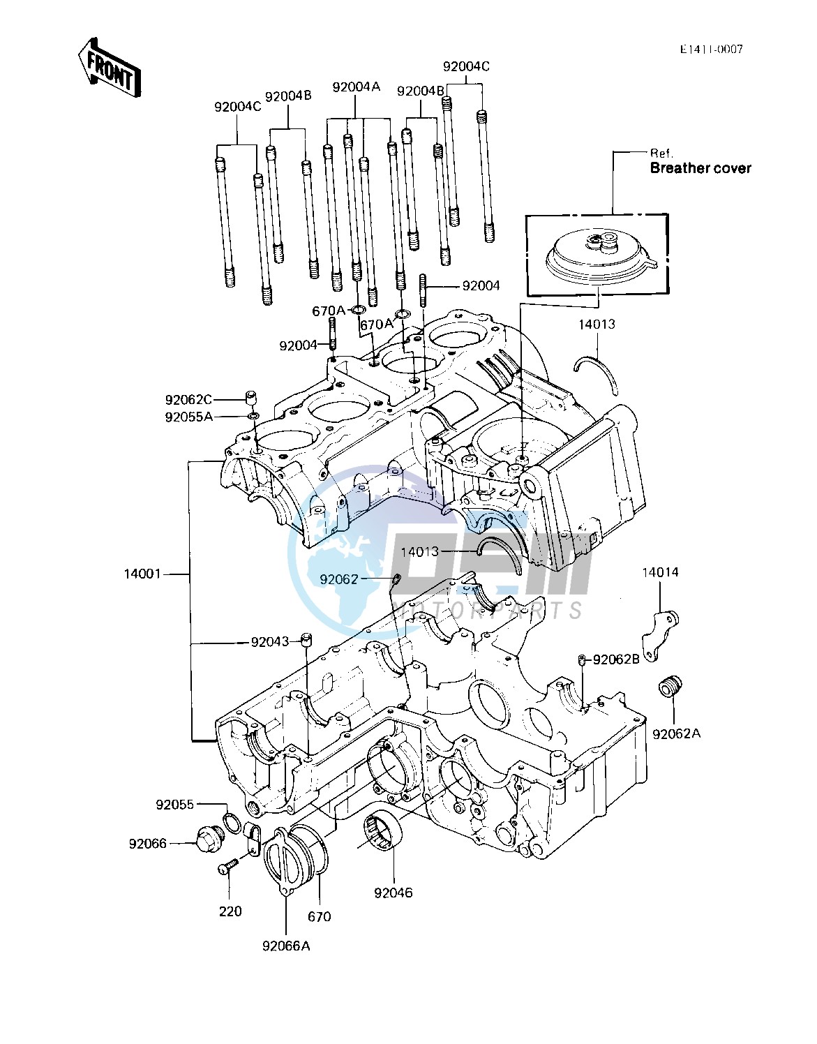 CRANKCASE -- 82-83 A3_A4- -