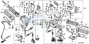 GL18009 Australia - (U / AB NAV) drawing HANDLE SWITCH