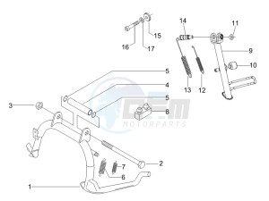 Liberty 50 4T PTT 2017 (B-NL) (B-NL) drawing Stand/s