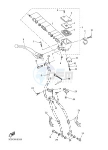 FZ1-S FZ1 FAZER 1000 (2DV6) drawing FRONT MASTER CYLINDER