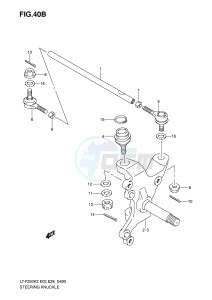 LT-F250 (E3-E28) drawing STEERING KNUCKLE (MODEL K5 K6)