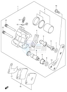 LT-F400 (P24) drawing FRONT CALIPER