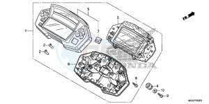 VFR1200XLF CrossTourer - VFR1200X 2ED - (2ED) drawing METER