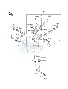 EL 250 E [ELIMINATER 250] (E1-E4) [ELIMINATER 250] drawing FRONT MASTER CYLINDER-- EL250-E1- -