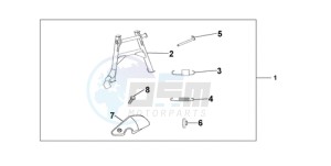 CBF1000A Europe Direct - (ED) drawing MAIN STAND